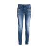 Skinny Jeans With Push Up Effect In Denim With Medium Wash Fracomina