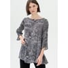 Wide Blouse With Animalier Pattern Fracomina