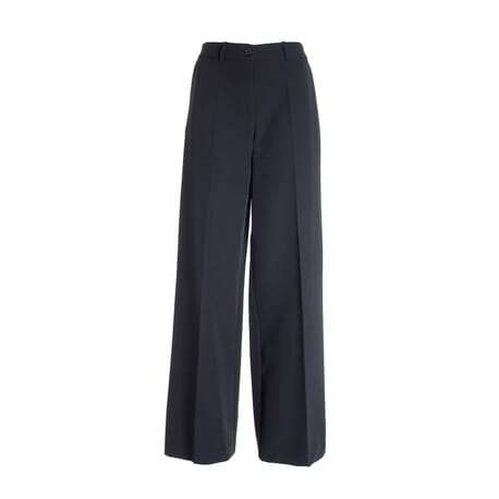 Palazzo Flare Trousers In Fracomina Technical Fabric