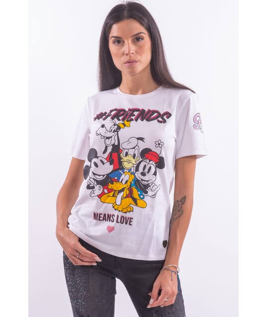 T-Shirt Con Stampa Disney Fracomina