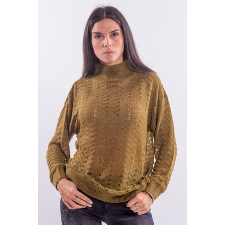 Sweater With Transparencies Fracomina