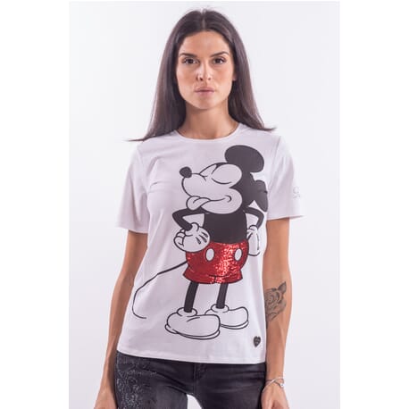 T-Shirt With Disney Fracomina Print