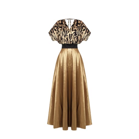 Long Dress With Renaissance Taffeta Skirt