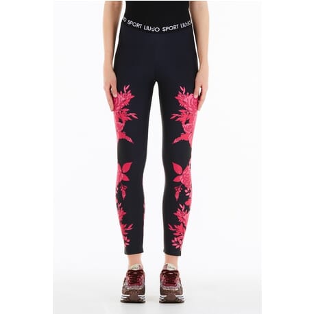 Jersey Trousers With Floral Print Liu Jo