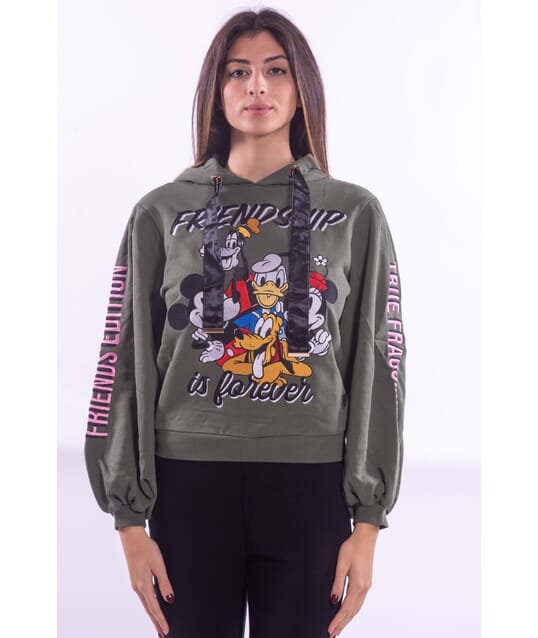 Sweatshirt With Disney Fracomina Print