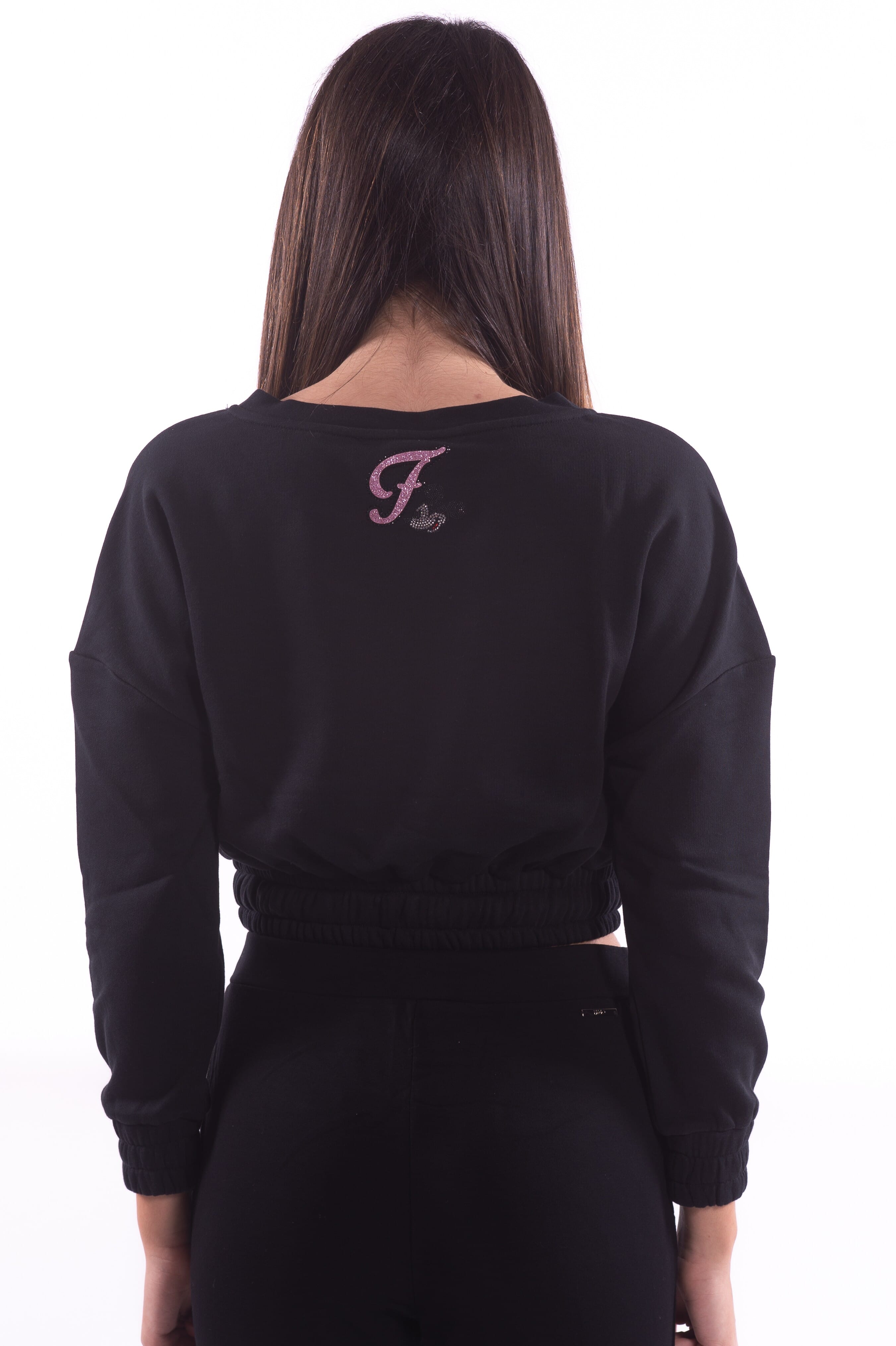 Felpa Con Strass Fracomina