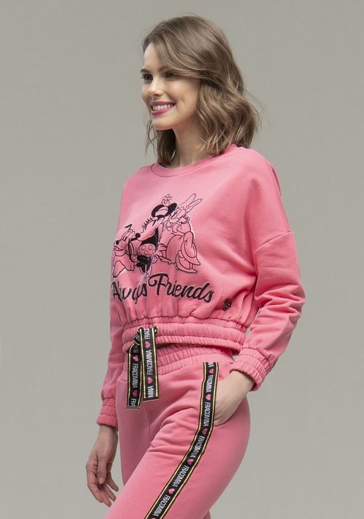 Felpa Con Strass Fracomina