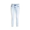 Jeans Slim Cropped In Denim Con Lavaggio Chiaro Bleached Fracomina