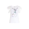 T-Shirt Regular In Jersey Con Maniche In Tulle E Pizzo Fracomina