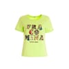 T-shirt Regular In jersey Con Stampa Multicolor Fracomina