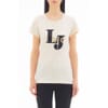 T-Shirt Tinta Unita Con Stampa Liu Jo