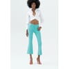 Bella Flare Cropped Jeans In Sophisticated Colored Stretch Denim Fracomina