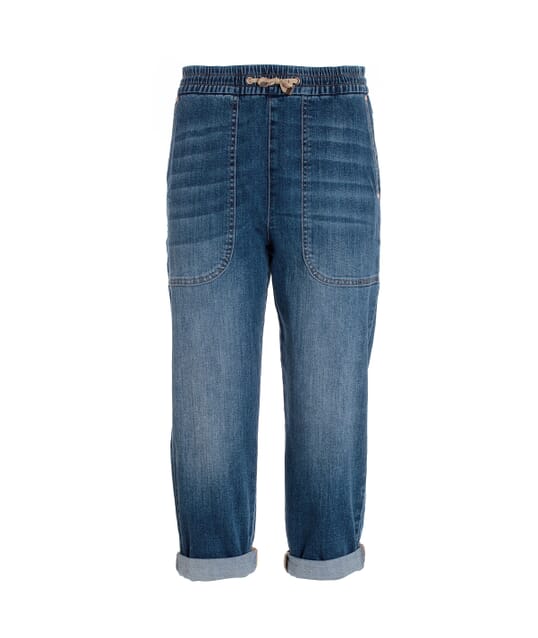 Jeans Dritto In Denim Con lavaggio Medio Fracomina