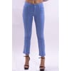 Bella Flare Cropped Stretch Colored Jeans Fracomina