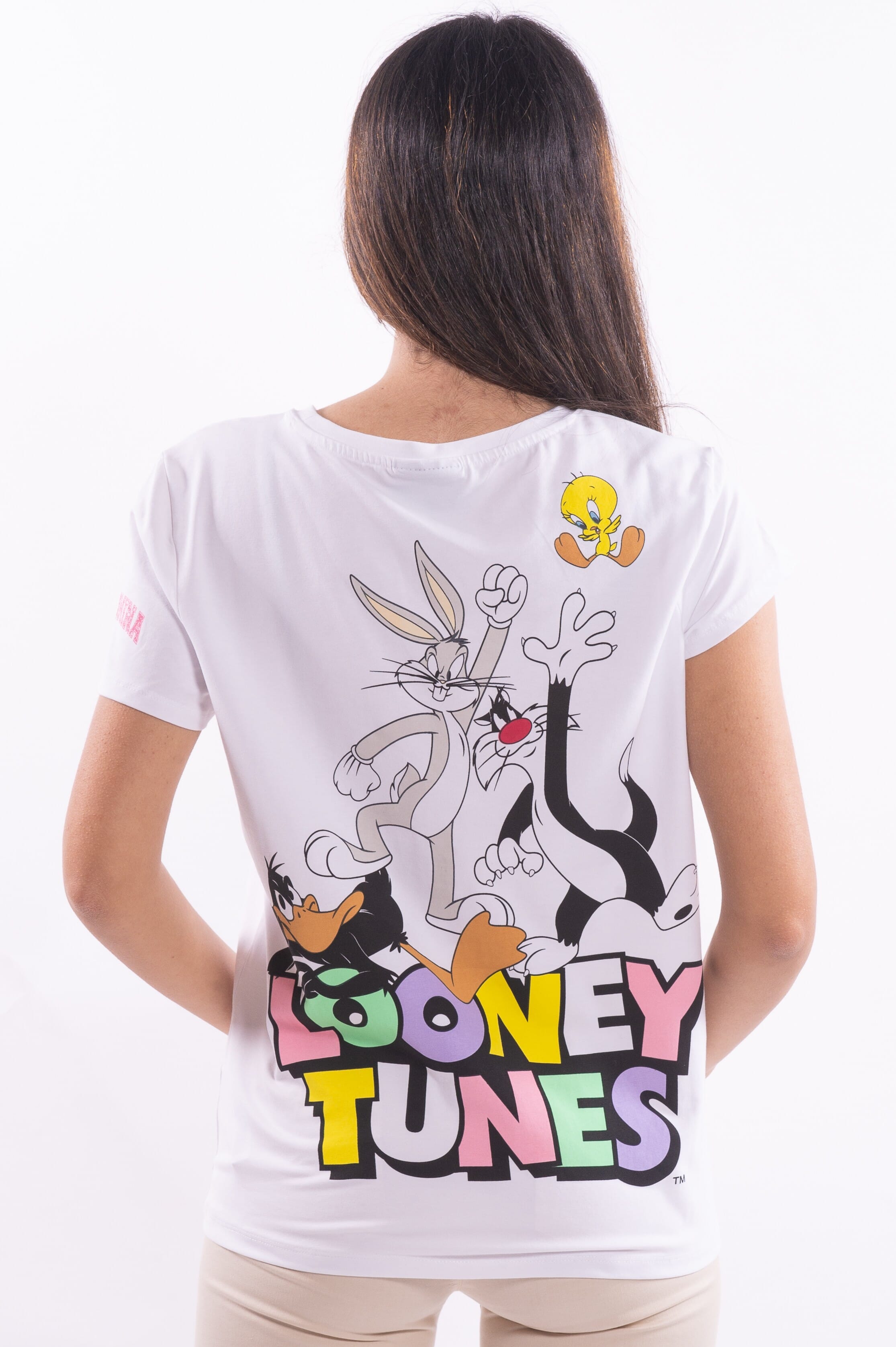 Over T-Shirt In Jersey With Looney Tunes Fracomina Print