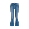 Bella Flare Cropped Jeans In Sophisticated Stretch Denim Fracomina