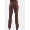 Luisa Purple Soft Solid Color Trousers