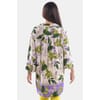 Blouse With Purple Luisa Floral Pattern