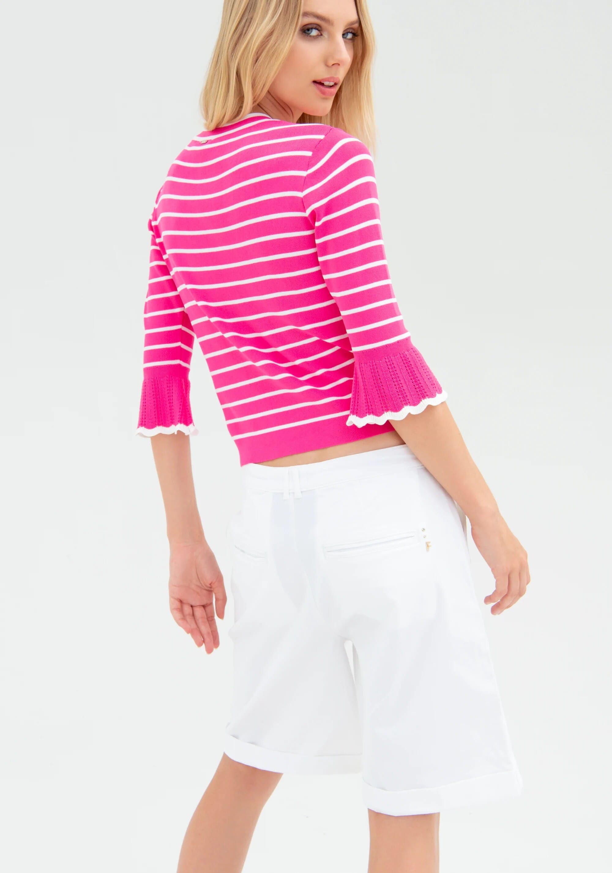 Bermuda Wide In Gabardine Fracomina