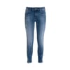 Jeans Slim Effetto Push Up Cropped In Denim Fracomina