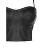 Bustier Top In Leatherette Rinascimento