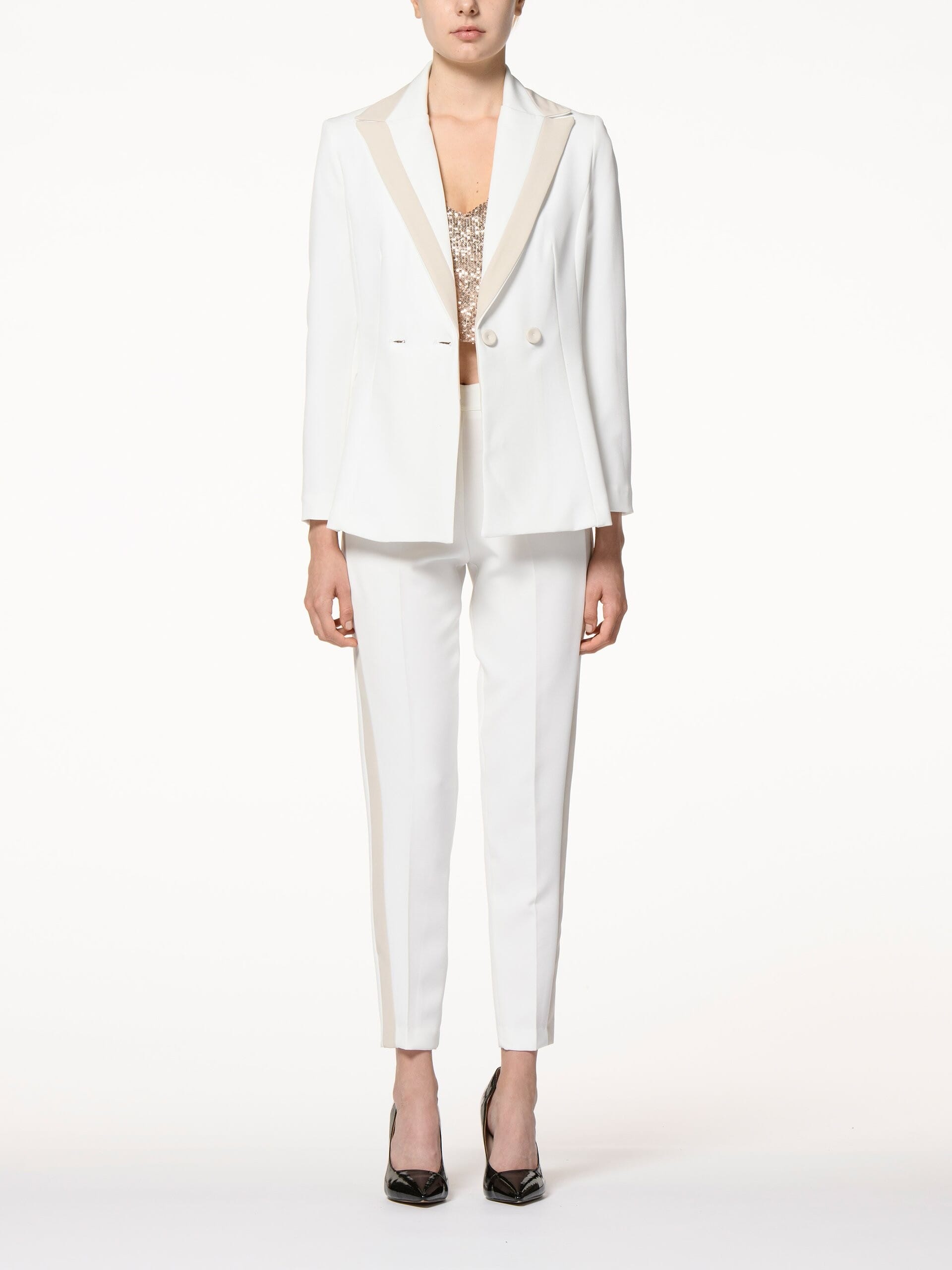 Pantalone dritto con banda a contrasto Rinascimento