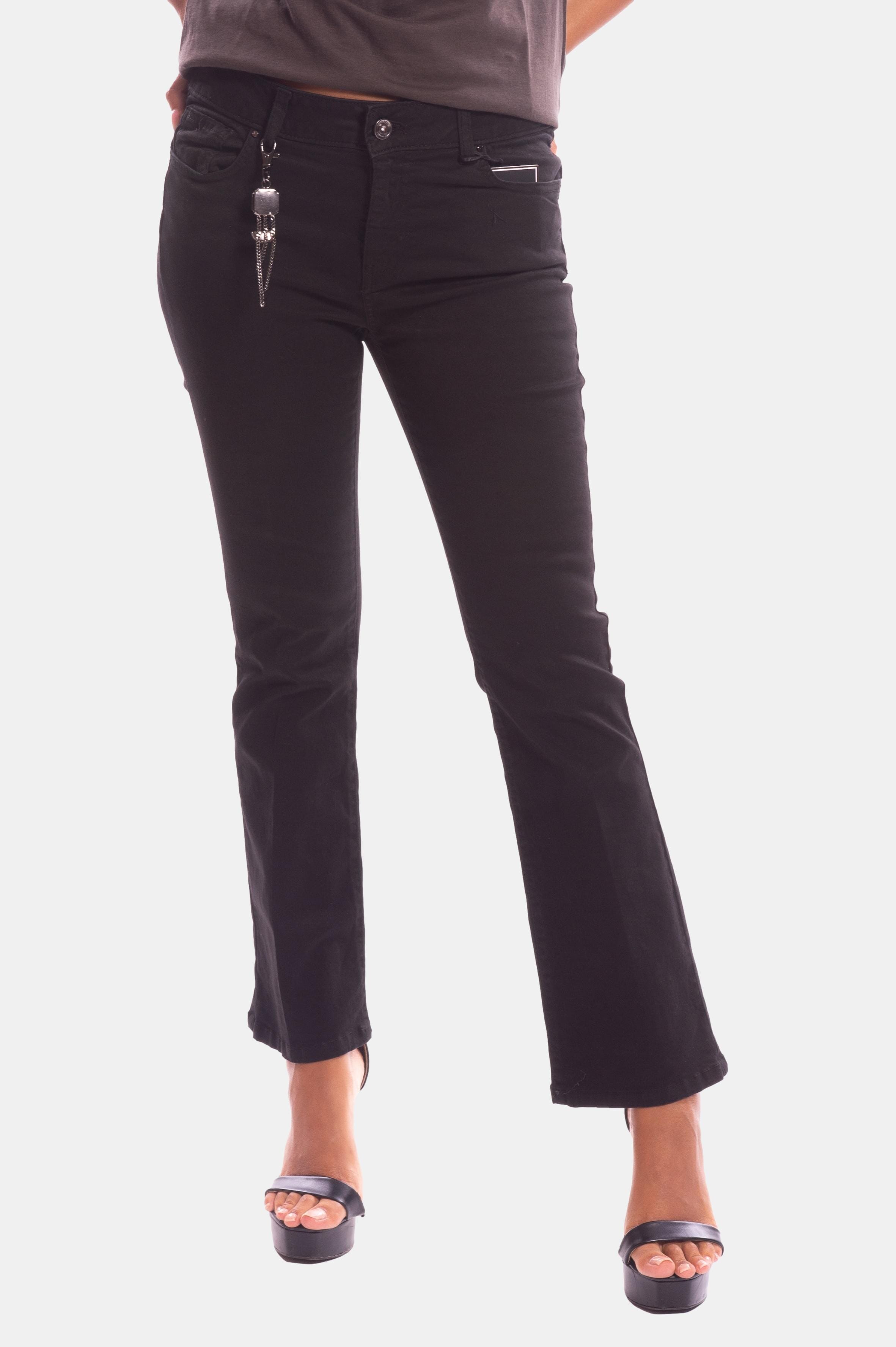 Denim Cropped Flare Fracomina