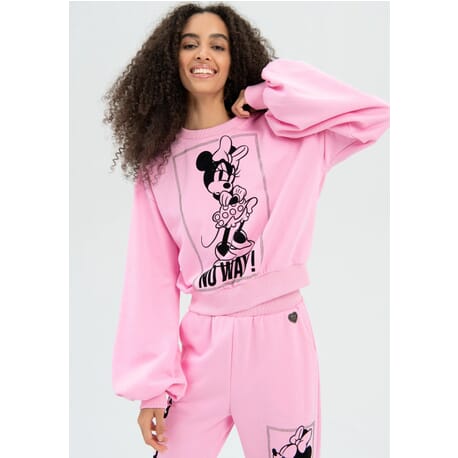 Sweatshirt Over With Minnie Print Fracomina