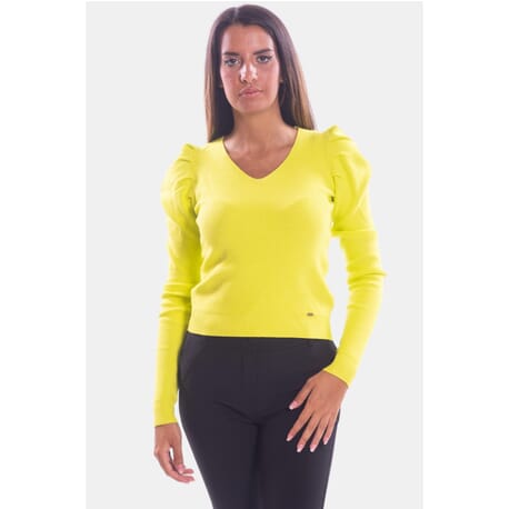 Sweater With Padded Shoulders Fracomina