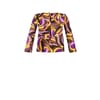 Graphic Print Blouse With 3/4 Sleeves Rinascimento