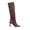 High Leather Boot With Morsetto Rinascimento