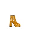Patent Leather Ankle Boot With Platform Rinascimento