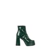 Patent Leather Ankle Boot With Platform Rinascimento