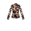Renaissance Abstract Print Double-breasted Jacket