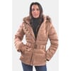 Padded Jacket With Belt Guess