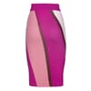 Fracomina Multicolor Knitted Sheath Skirt