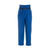 Fracomina Regular High Waisted Trousers in Technical Fabric