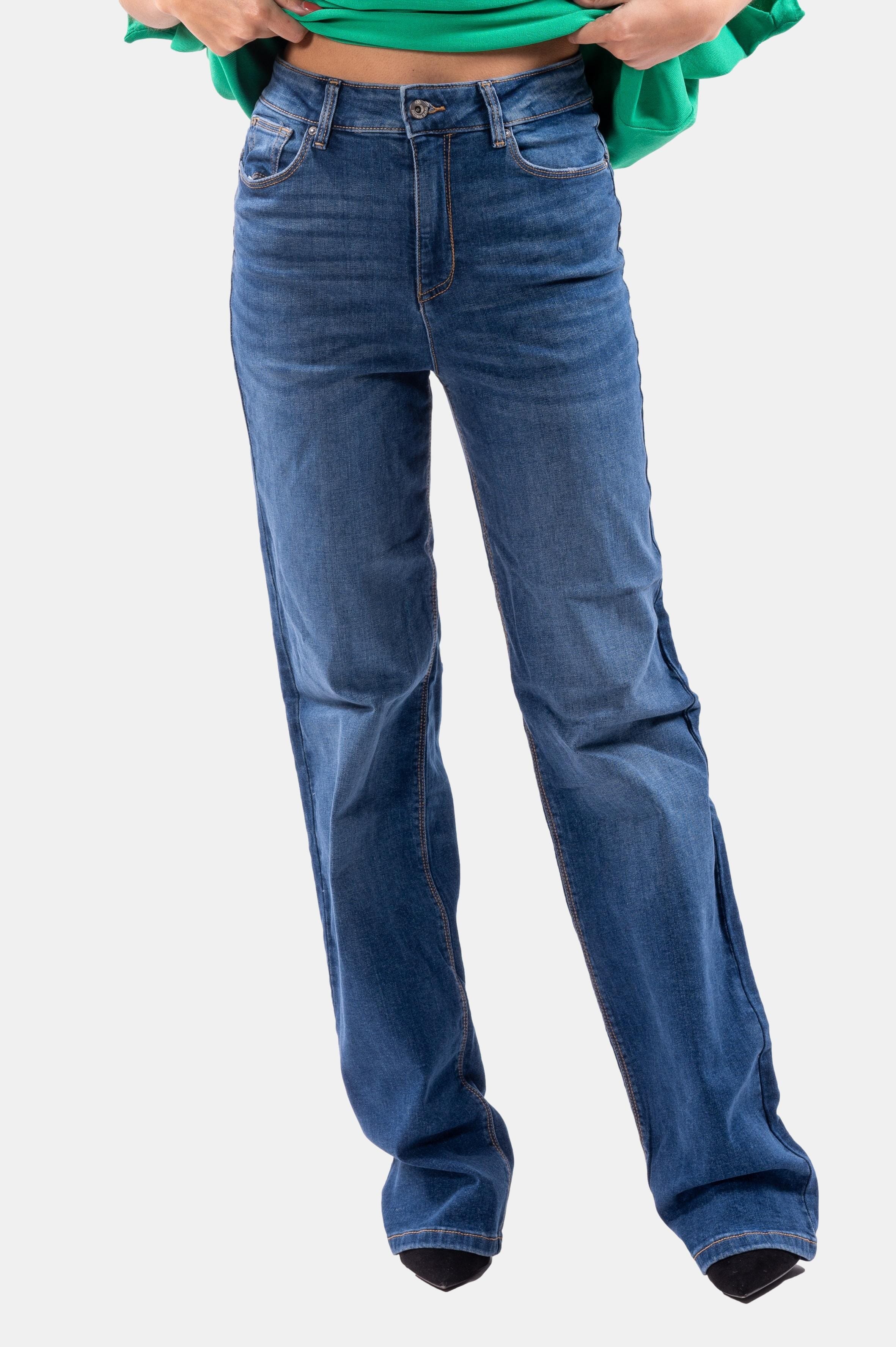 Regular Jeans Effect Push Up In Denim With Medium Wash Fracomina