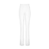 Mid Flared Trousers In Technical Fabric Rinascimento