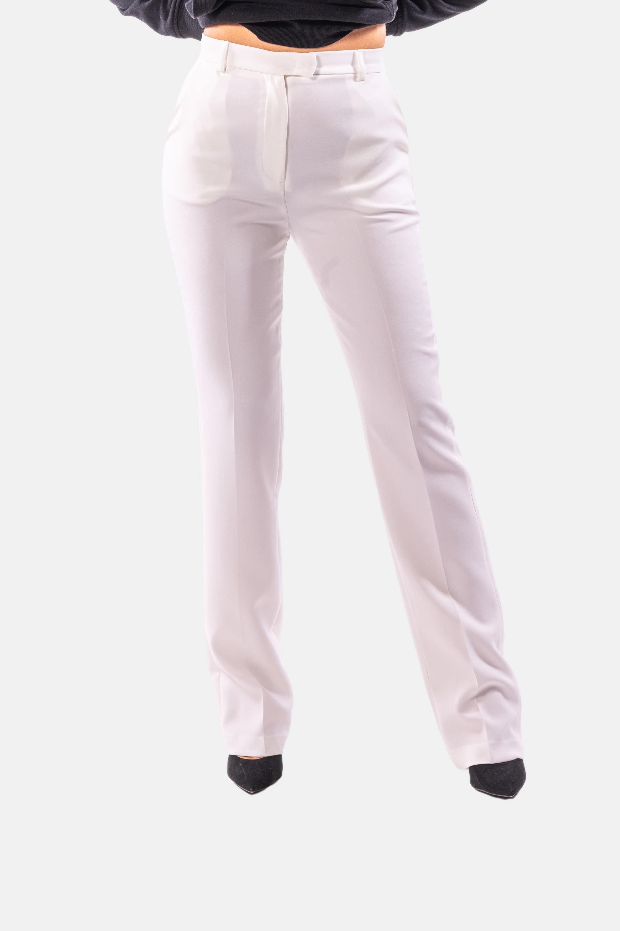 Pantalone Ampio A Palazzo In Tessuto Tecnico Fracomina