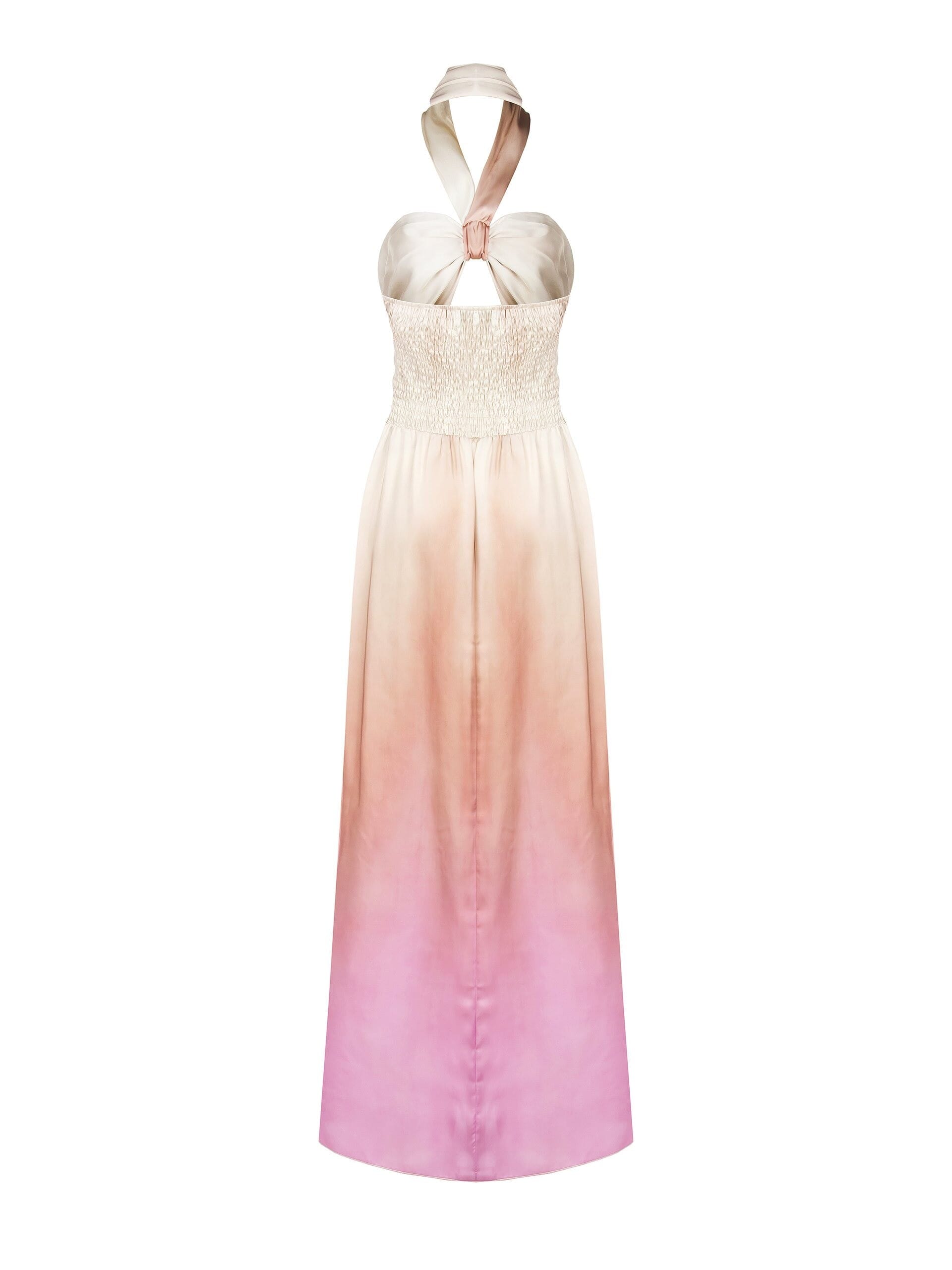 Abito In Raso Sfumato Rinascimento