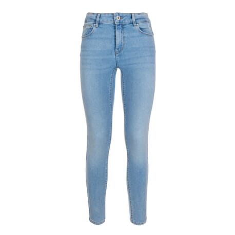 Jeans Skinny Effet Push Up Denim Jeans With Bleached Wash Fracomina