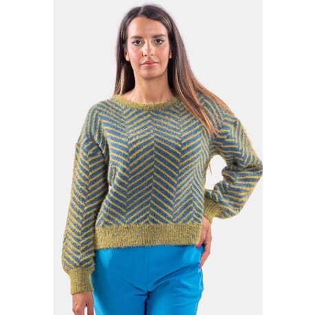 Abstract patterned jumper Fracomina