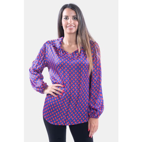 Shirt With Geometric Pattern Fracomina