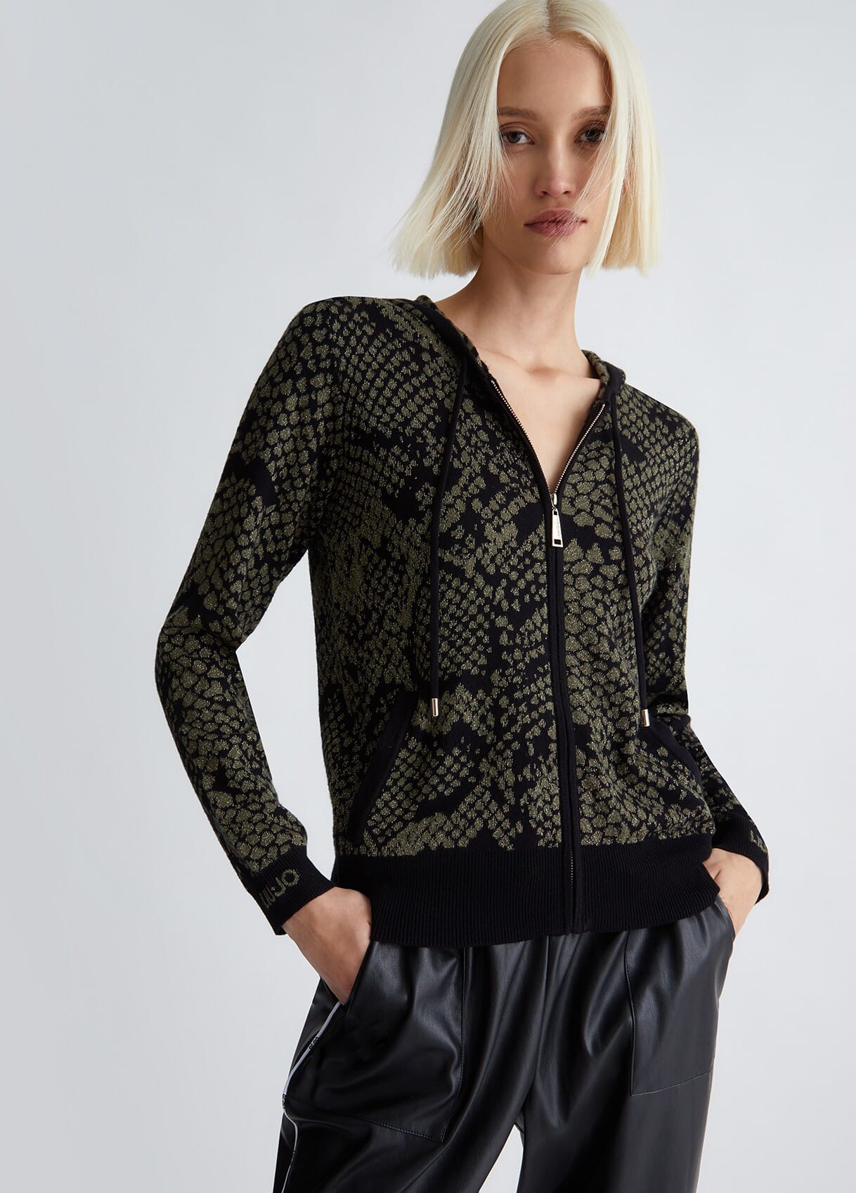 Sweatshirt Fantasy Spotted Liu Jo Fall Winter Collection 2023 24