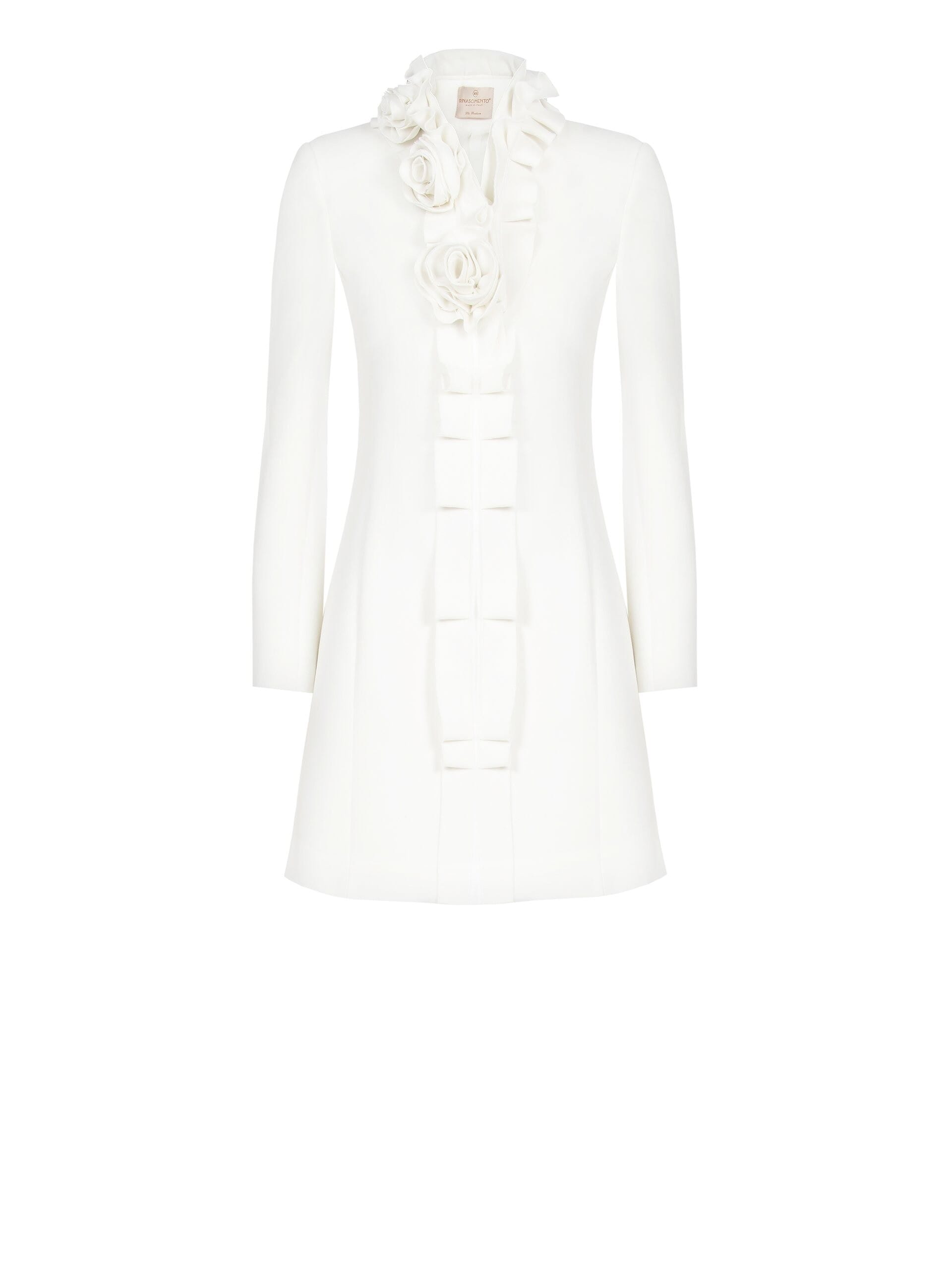 Cappotto Midi Con Rose Rinascimento Vestiti Firmati Life Smiles