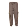 Cargo Pants Model Jogger With Quilted Nylon Inserts Fracomina