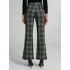 Flared Trousers With Check Slits Rinascimento