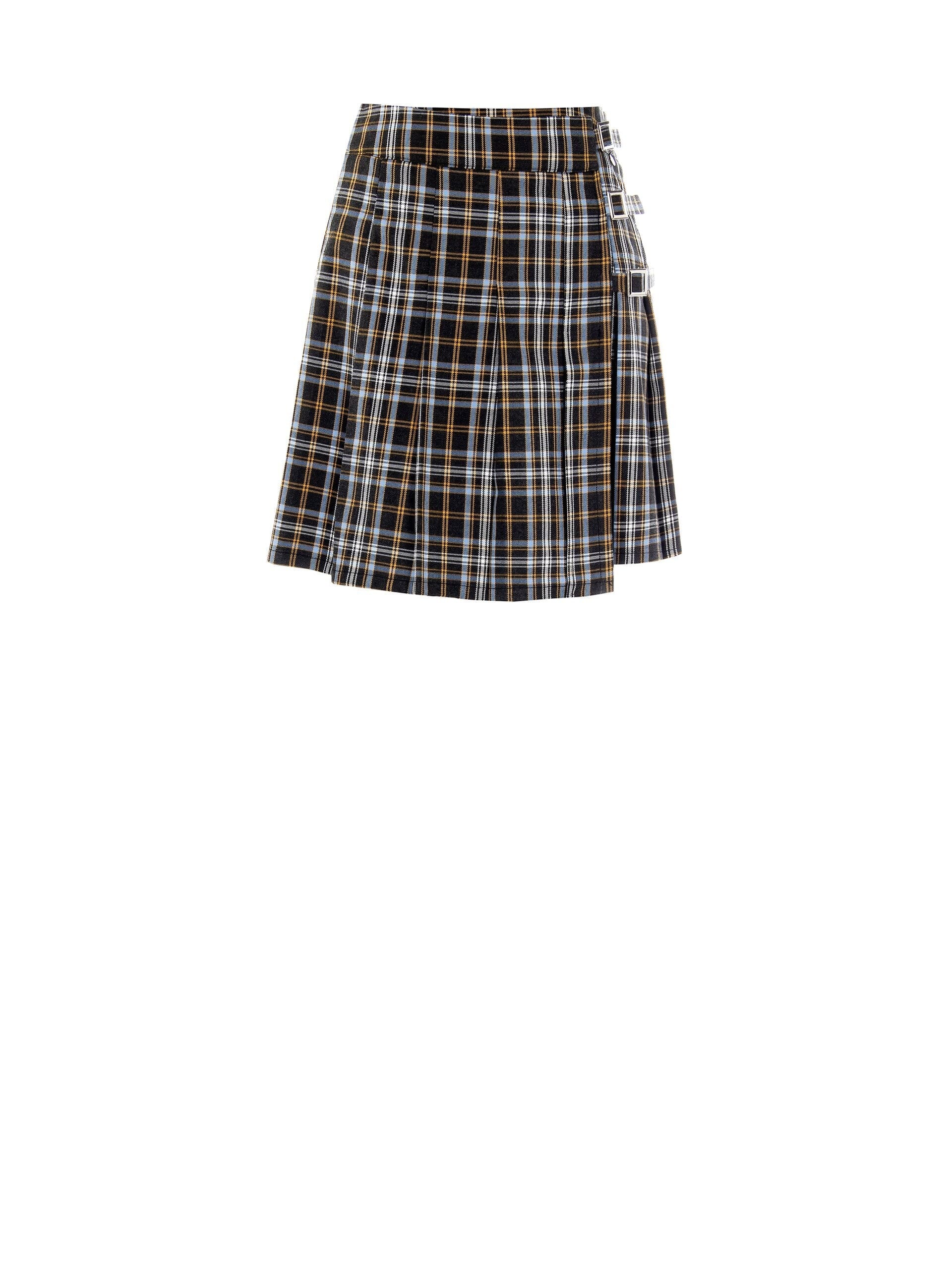Short Pleated Check Skirt Rinascimento Vestiti Firmati Life Smiles