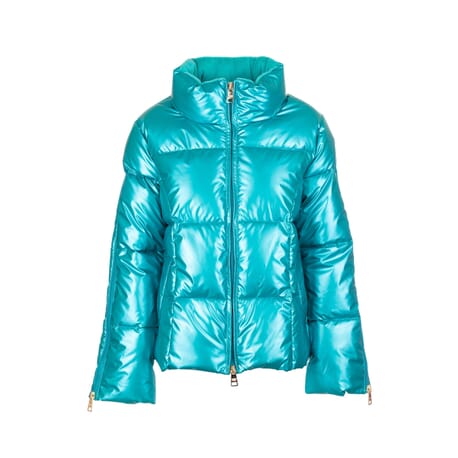 Fracomina Quilted Nylon Over Down Jacket